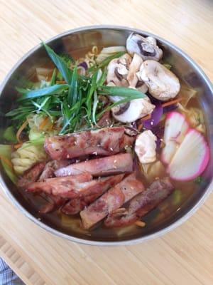 Ramen. Not bad for under 8 dollars.