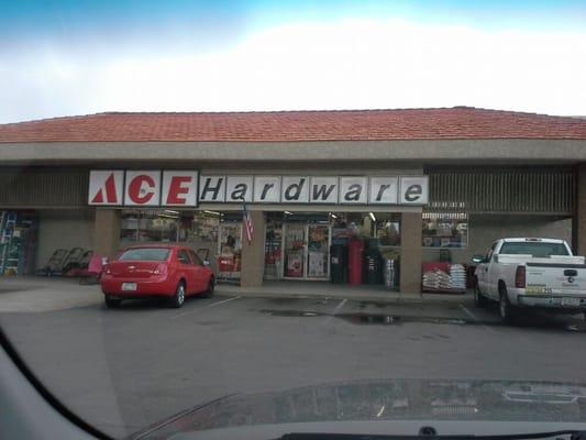 Front of store.
