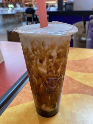 Tiger milk tea with boba