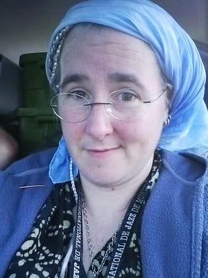 Car broke down on our way over the pass. This is my augh! face