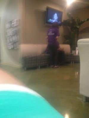 just the waiting area bad pic but was being incognito