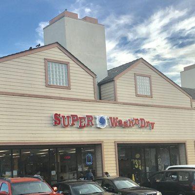 Store front facing the main parking lot.