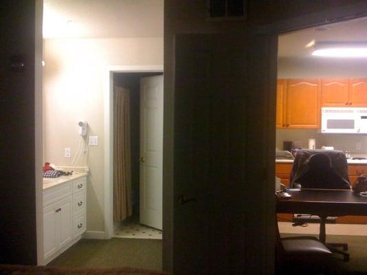 bath and kitchenette