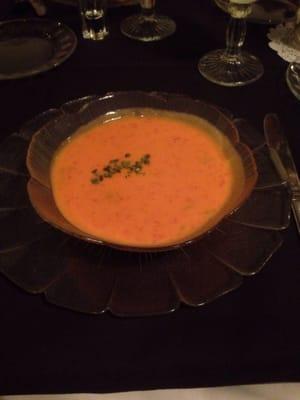 Creamy tomato soup. Delicious!