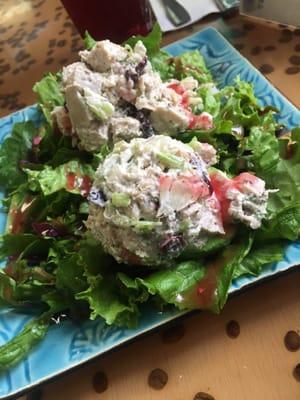Avocado stuffed with chicken salad