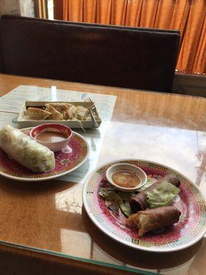 I got the pot stickers, egg roles and spring roles. This is the best I've had ... ever!