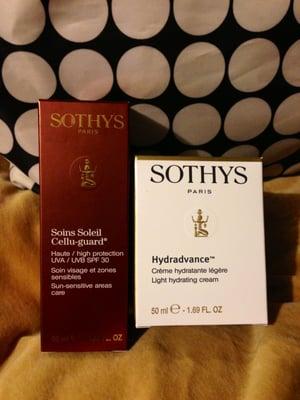 Facial products that I purchased: Daily Moisturizer and 30SPF Sun Screen