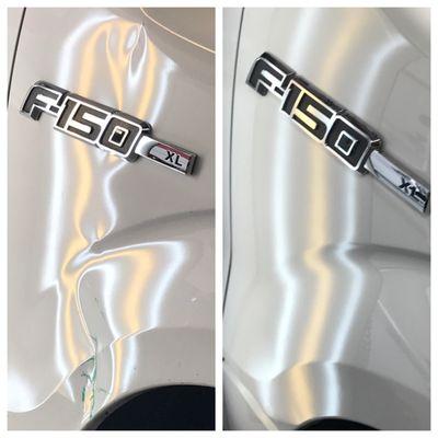 Large Body Line Paintless Dent Repair (PDR)