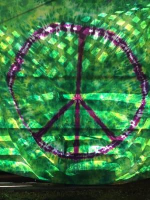 Just a campsite tapestry.