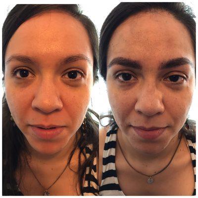She has always wanted bold brows!! She got them today!!