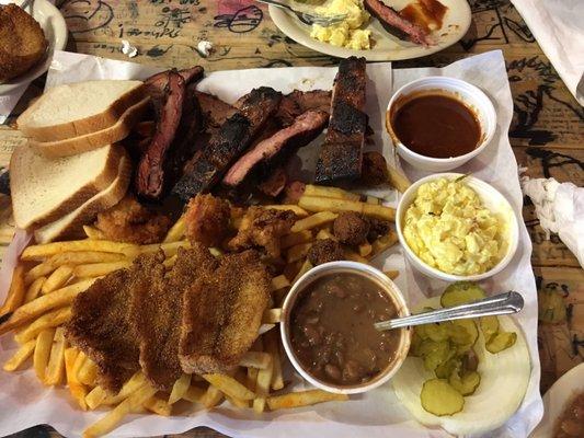 Feast for 2. Enough to feed 4!