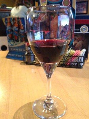 Ask for Chelsea! She's a pro! I ordered 1/2 size honey BBQ boneless wings and a Cabernet as a pre-movie app and it was just right.