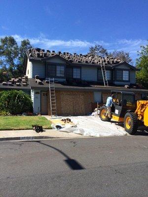 Residential roof repair