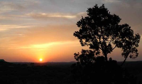 Sunset on the patio of Tuscany @ 360