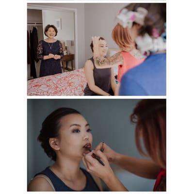 Wedding makeup. Dan&Christine 2015