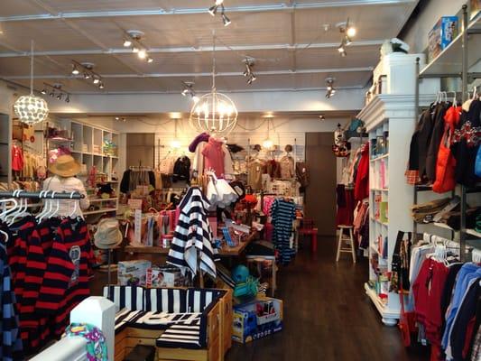 The inside of the cutest store in rosemary beach!