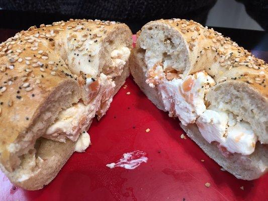Everything with lox cream cheese