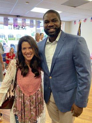 I got to meet Byron Donalds. Such a nice man with a lovely family.