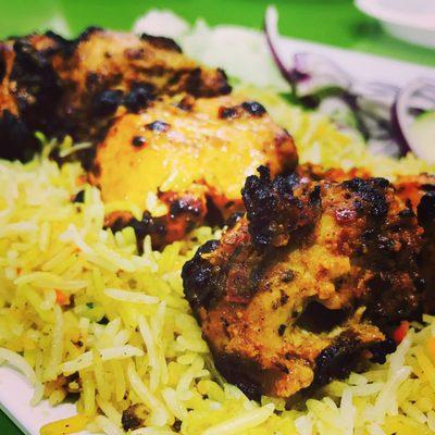 Chicken Bihari Kabab platter