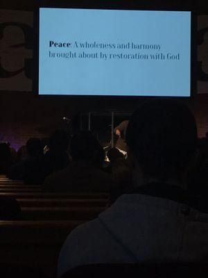 Ultimate peace is key