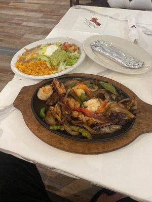 Trio fajitas