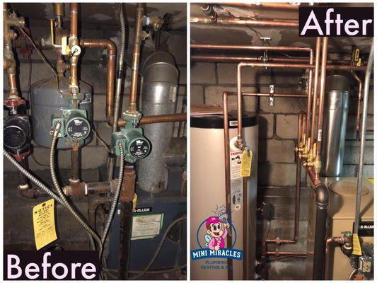 "Clean, Crisp, Aesthetic, and Beautiful!" Not what the average plumber hears from their customer but then again, we're not average :)