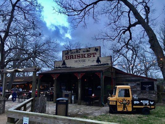 The new Brazos River barbecue house
