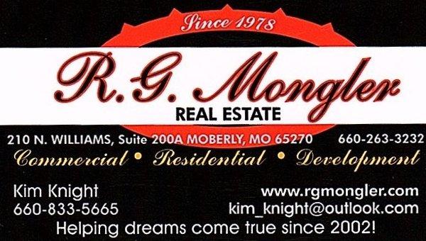 Kim Frost-Knight - R.G. Mongler real estate