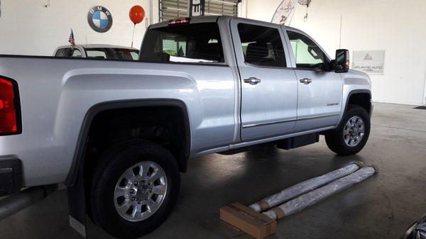 2007-2017 GMC SIERRA 1500 2500 Crew Cab 3" S.S Nerf Bars Side Step RUNNING BOARD