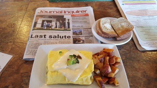 Veggie Pillow Omelette