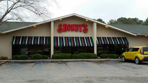 The front of the establishment.