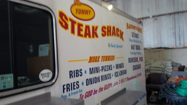 The Yummy Steak Shack ready to serve you!