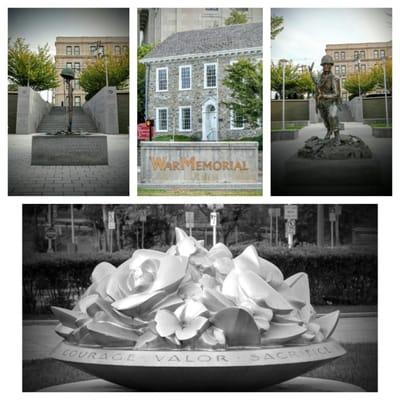 Visit the nearby War Memorial-- it's in walking distance!