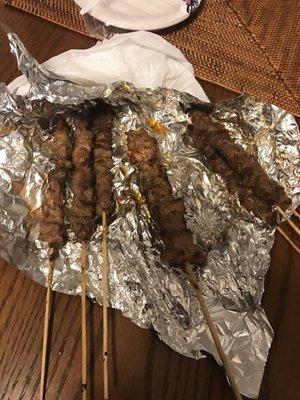 Beef chicken and lamb yum