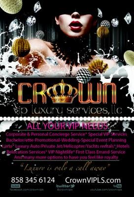 Crown VIP Luxury Service & Event Planning