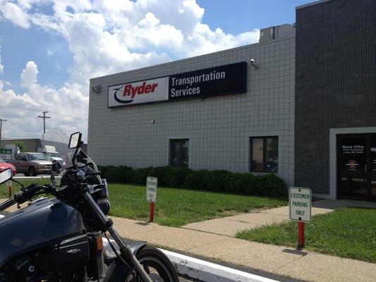 Front of the building