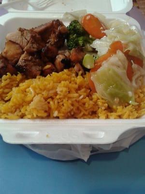 Bourbon Chicken Combo