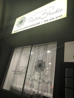 Entrance is back of the building