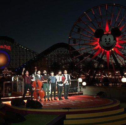 Performing at Disneyland California Adventure