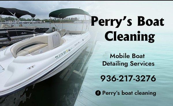 Perry’s’ boat cleaning