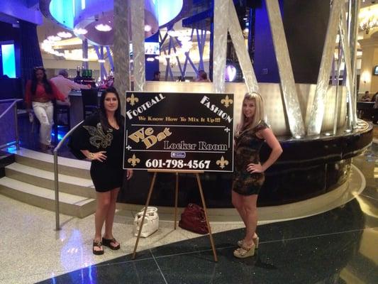 We Dat Locker Room Island View Casino Trunk Show!