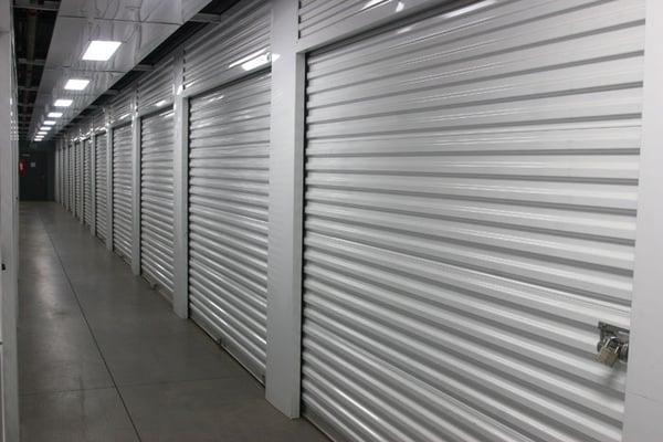 Clean roll up doors in our Climate Control