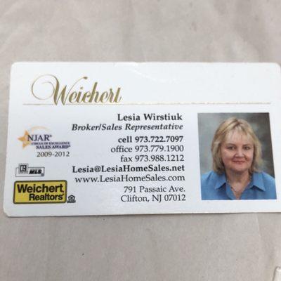 Lesia Wirstiuk - Weichert Relator