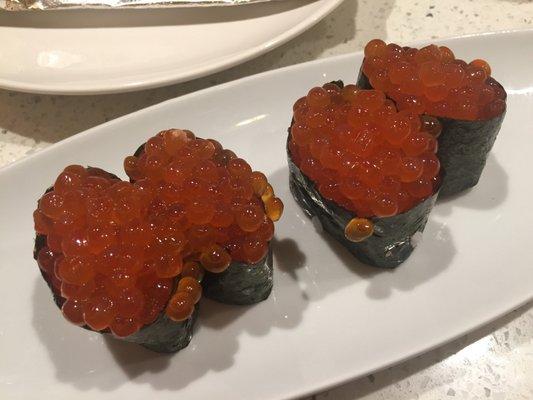 Ikura Nigiri (Salmon Roe)