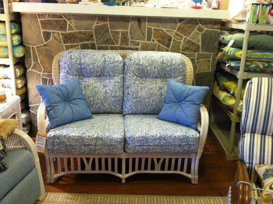 Rattan Loveseat from Palm Springs