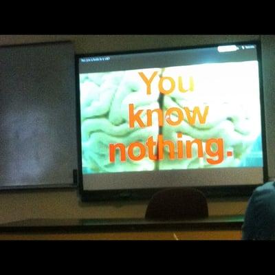 Philosophy class at IRSC