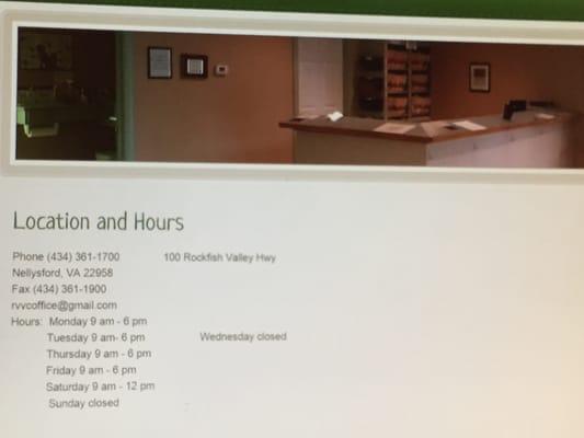 Vet hours:
