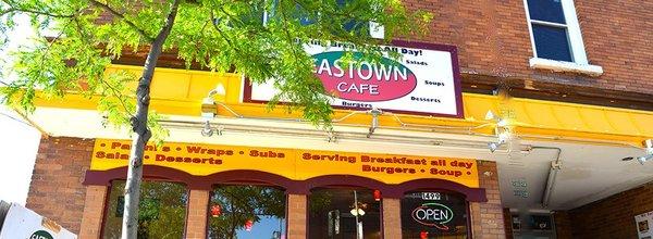 Don't let the colorful sign fool you...The food is bland!