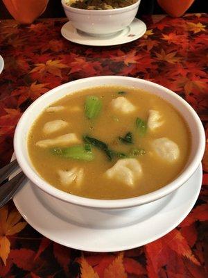 Mo Thug. I had beef momo (dumplings). First time trying Tibetan food. Will do again!