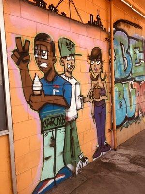 Happy patrons of Ben's.